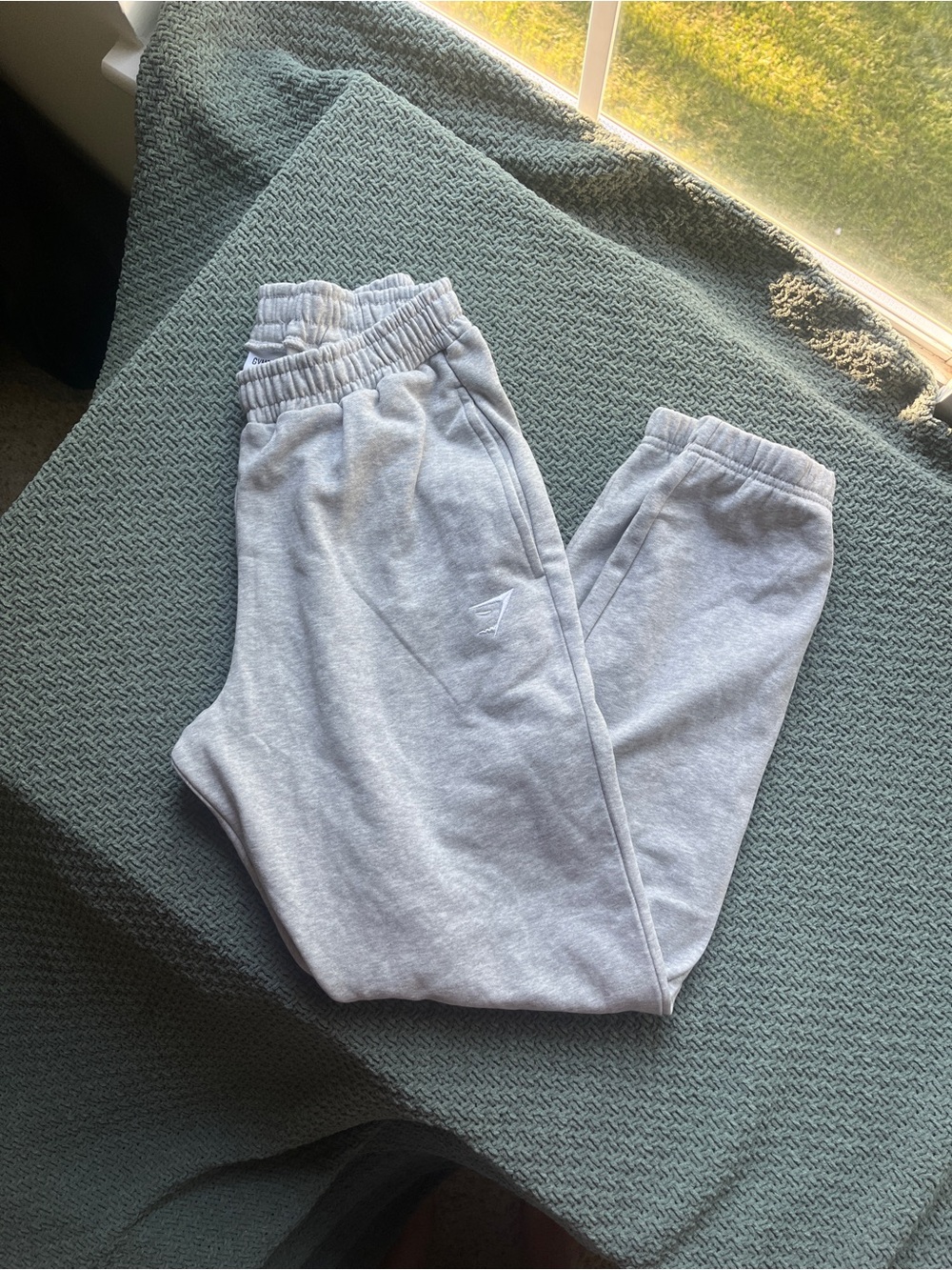 Gymshark Heather Gray Jogger Sweatpants